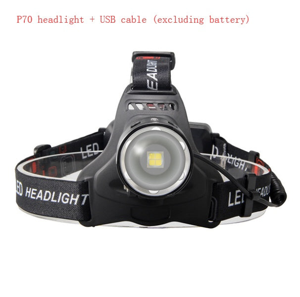 USB charging zoom long shot outdoor strong headlight BargainsRule