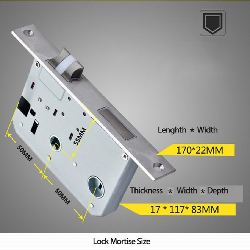 Fingerprint password lock door BargainsRule