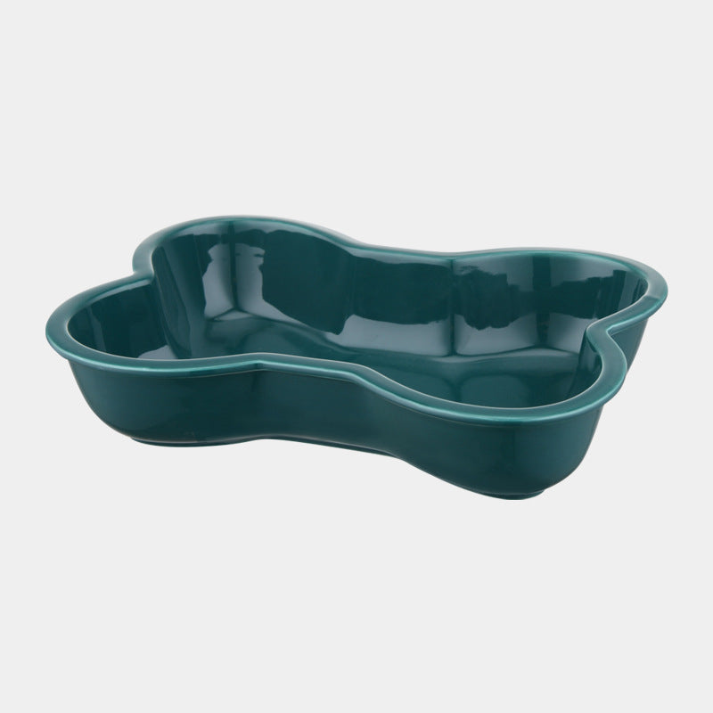 Anti-overturning pet cat/small dog bowl