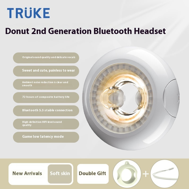 Tws Mini Stereo Donut Bluetooth Headset