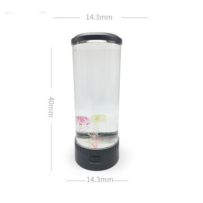 LED Jellyfish Aquarium Lamp Night Light USB Powered BargainsRule