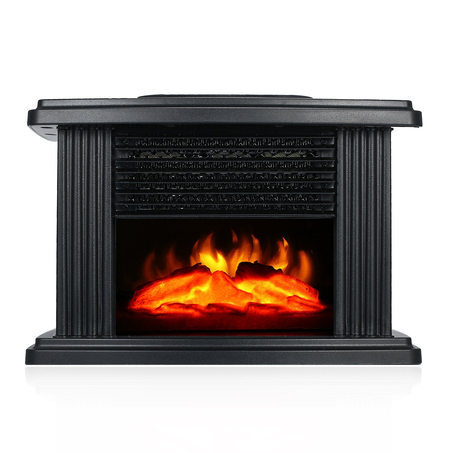 European Style Electric Fireplace Heater LED Flame Effect Stove  With Remote Control BargainsRule