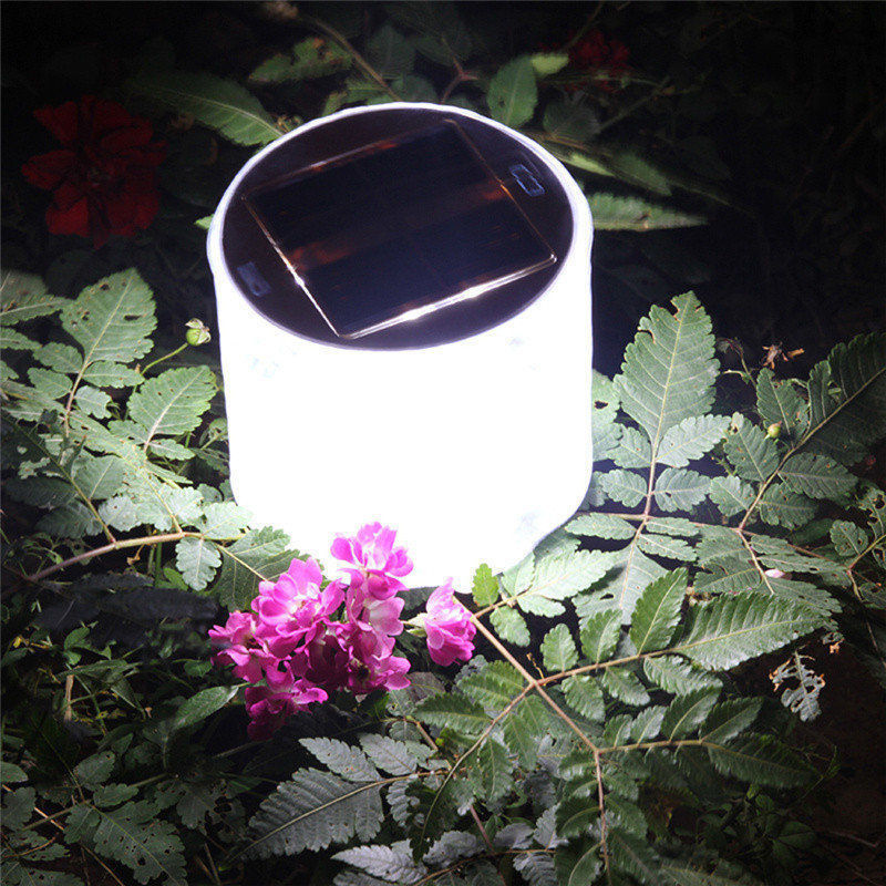 Inflatable Solar Light LED Solar Powered Foldable Light Outdoor Garden Yard Emergency Solar Road Lamp BargainsRule