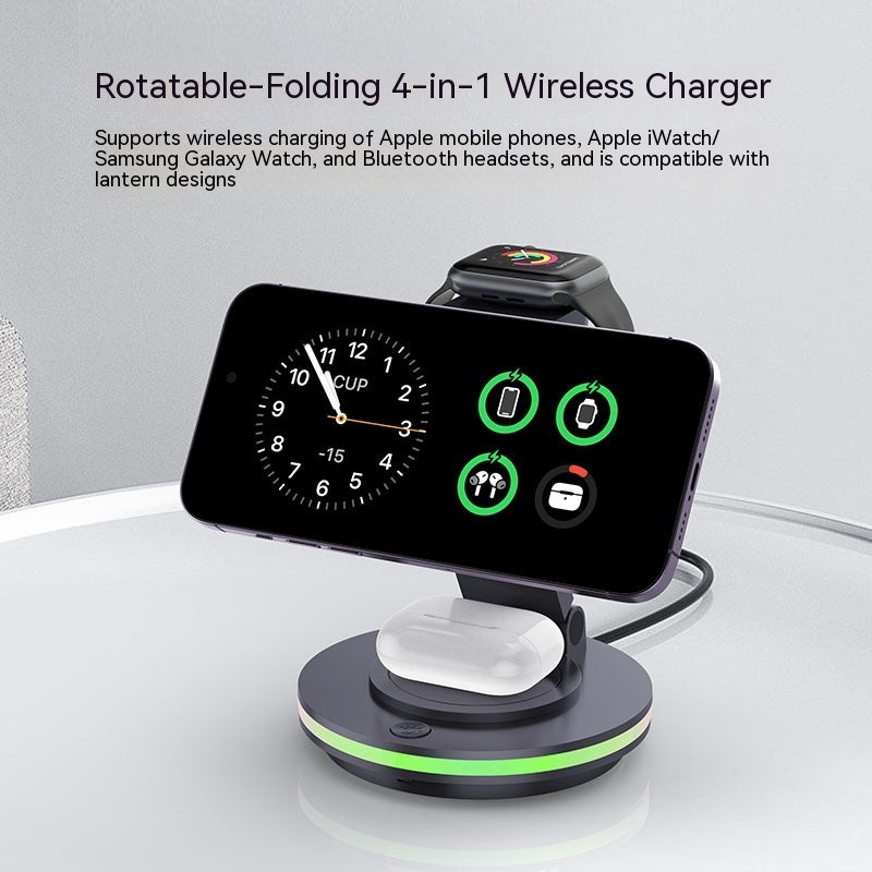 Magnetic Folding Wireless Charging Bracket BargainsRule