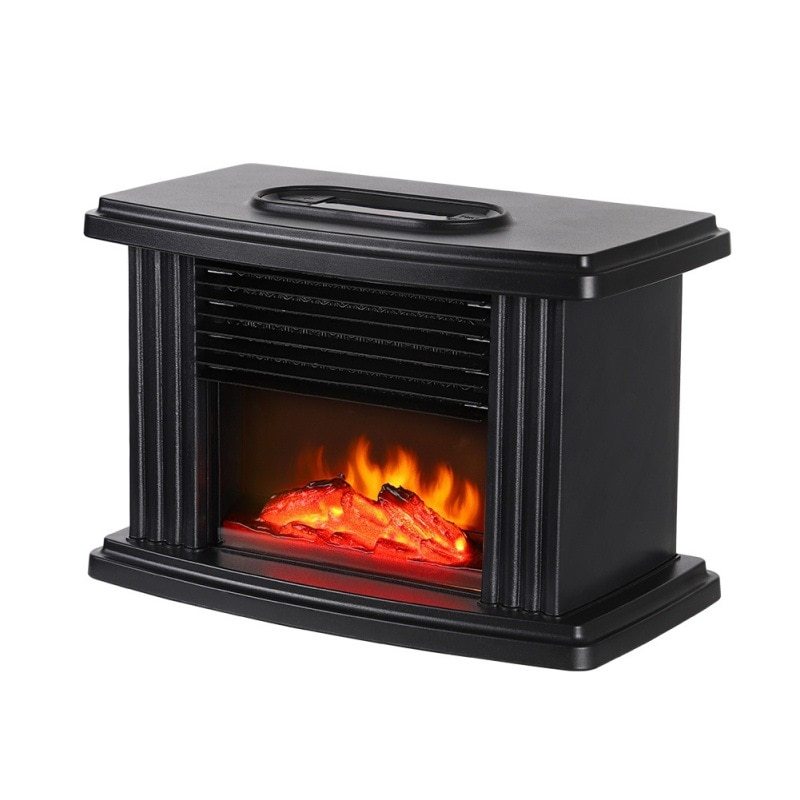 European Style Electric Fireplace Heater LED Flame Effect Stove  With Remote Control BargainsRule