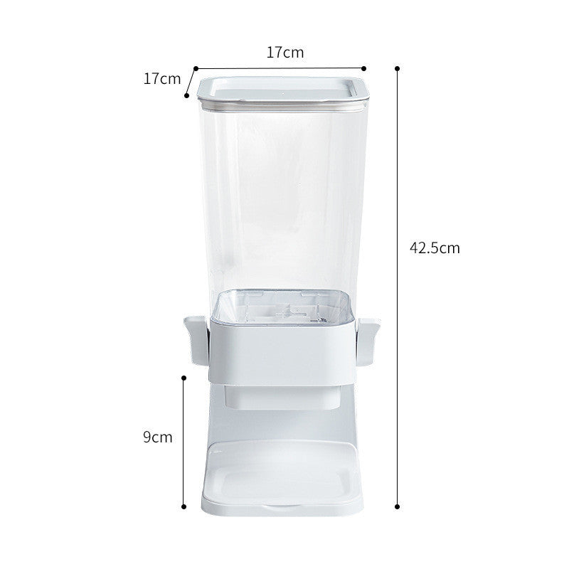 Countertop Cereal Dispenser Indispensable Dry Food Dispenser Countertop Cereal Container For Candy Dispenser Large Capacity Food Kitchen Gadgets BargainsRule