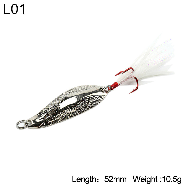 Sequined metal long shot bionic fake bait