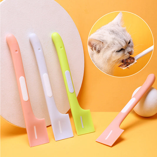 Pet Canned Spoon Multi-function Can Opener Puppy Feeding Mixing Scoop Cat Dog Feeder Shovel Food Dispenser Spoons Tableware