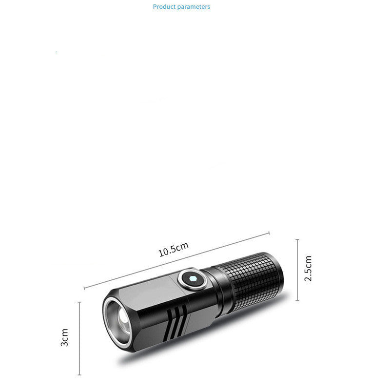 Creative Handheld Led Rechargeable Flashlight Portable