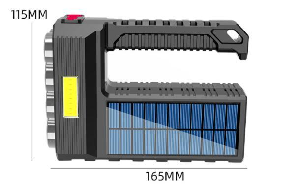 Solar Rechargeable Usb Flashlight Led BargainsRule