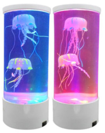 LED Jellyfish Aquarium Lamp Night Light USB Powered BargainsRule