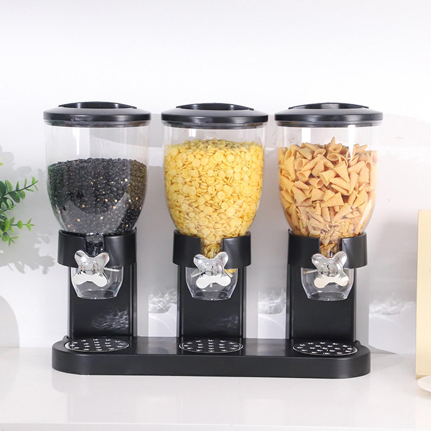 Single-head plastic food dispenser oatmeal cereal machine