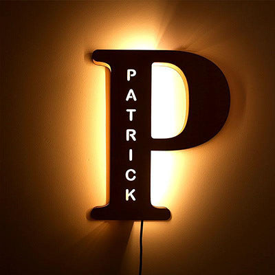 Personalized Custom Letter Lamp English Name Lamp BargainsRule