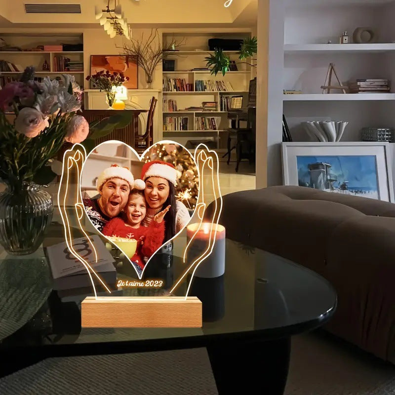 Acrylic Photo Lights To Send Family Gifts