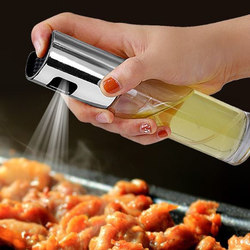 BBQ Healthy Kitchen Cooking Oil Vinegar Spray Bottle BargainsRule