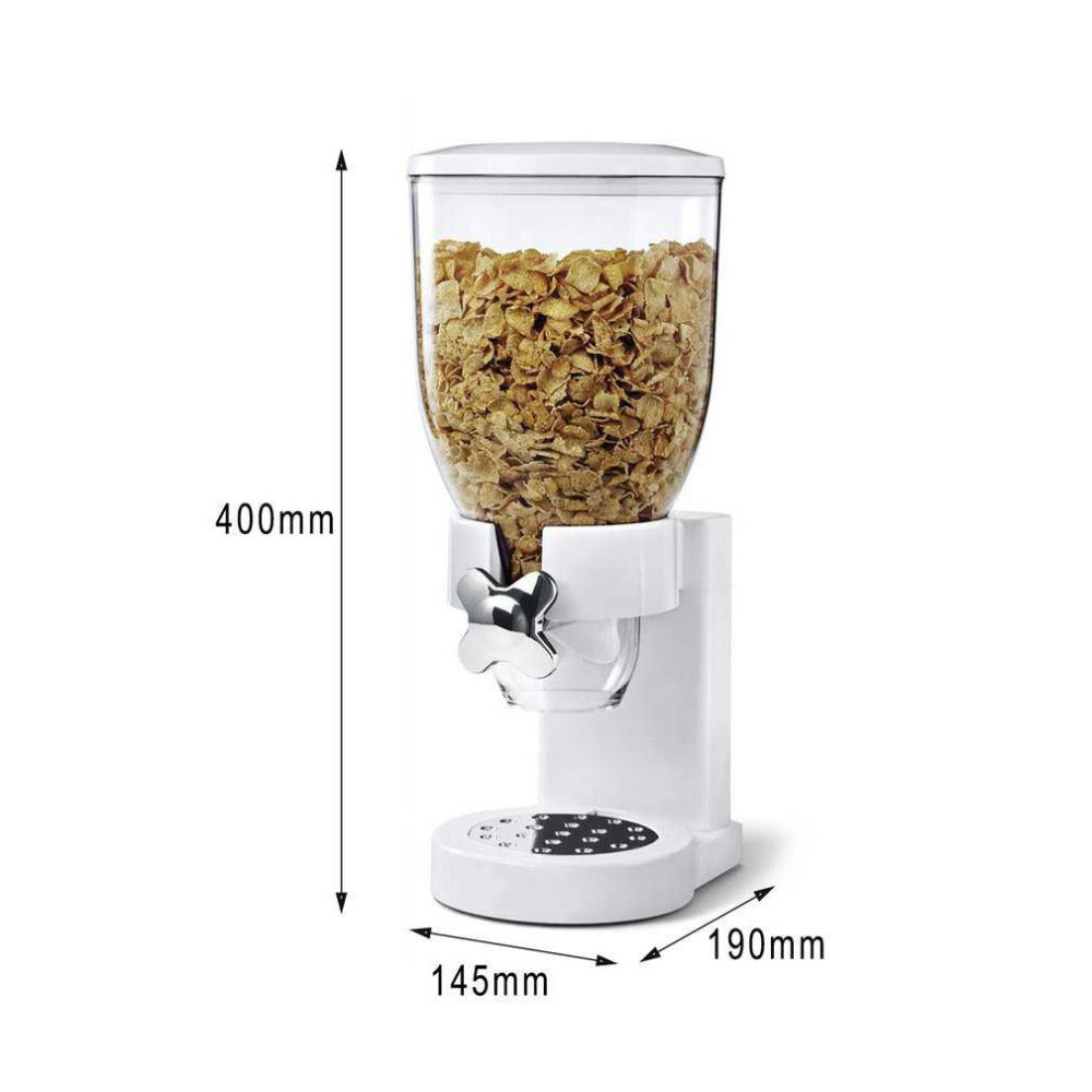 Single-head plastic food dispenser oatmeal cereal machine