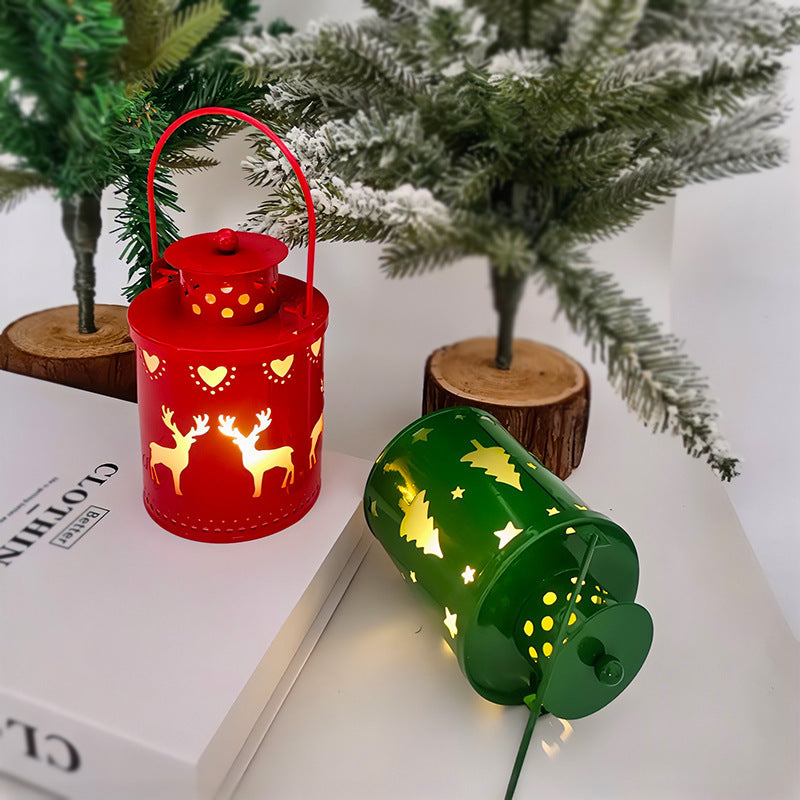 Christmas Candle Lights LED Small Lanterns Wind Lights Electronic Candles Nordic Style Creative Holiday Decoration Decorations BargainsRule