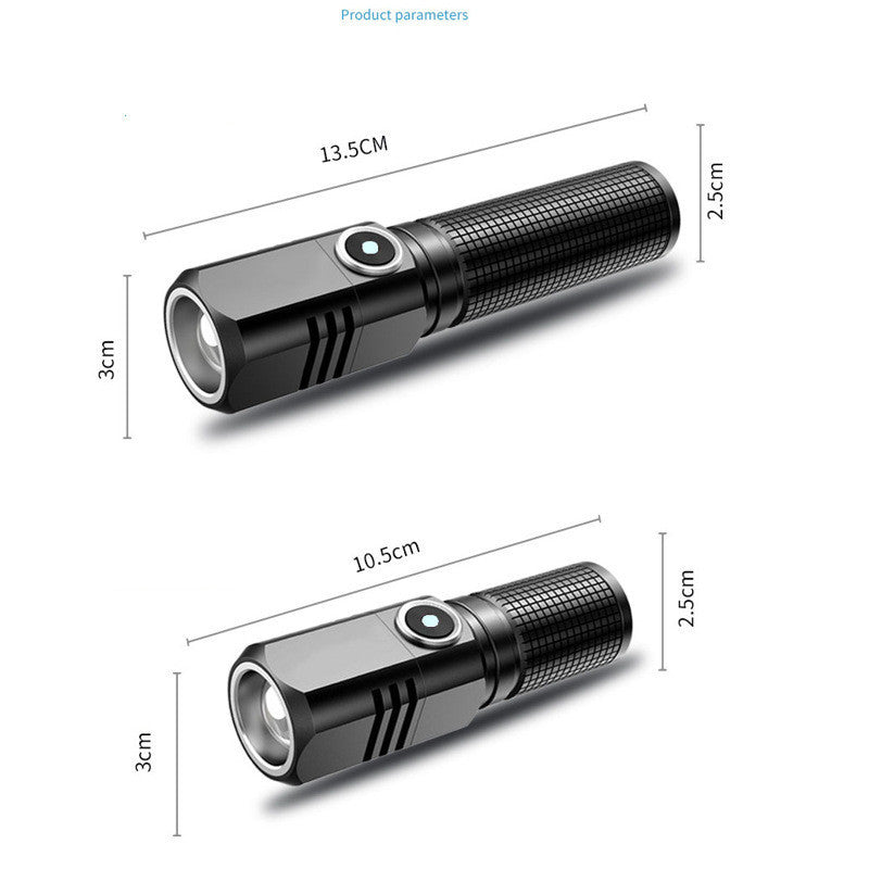 Creative Handheld Led Rechargeable Flashlight Portable