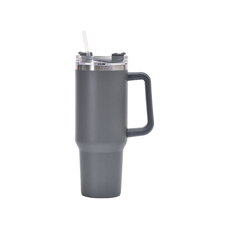 Stainless Steel Insulated Cup 40oz Straw Bingba BargainsRule