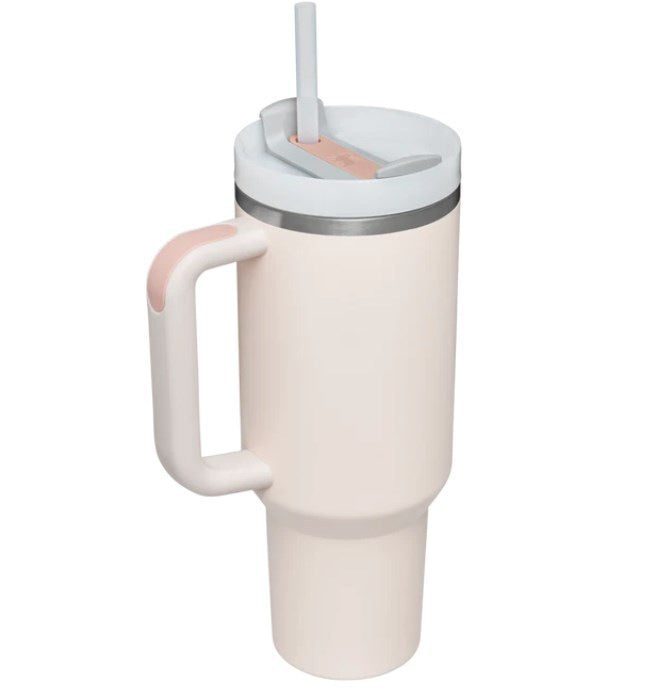 Portable High-capacity Stainless Steel Car Straw Cup