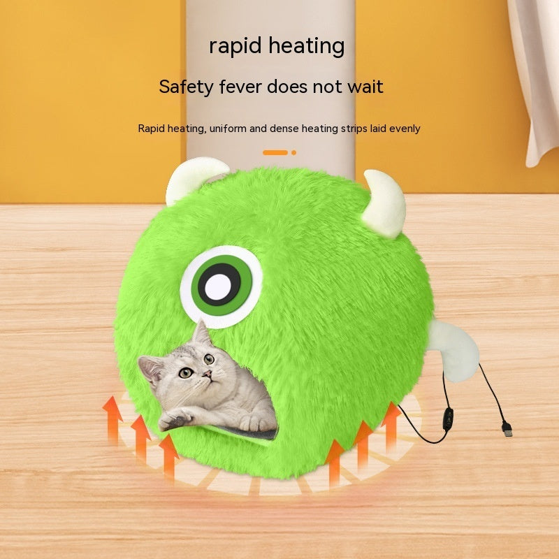 Electrically Heated Pet Cat Litter