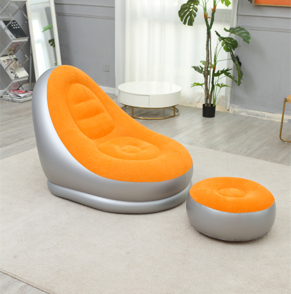 Thicker Inflatable Sofa Lazy Sofa Band Footstool