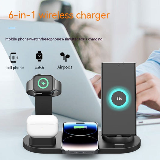 Three-in-one Wireless Charger Mobile Phone Holder BargainsRule