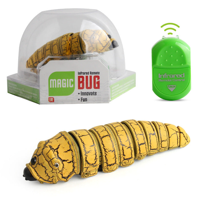 Infrared Remote Control Insect Worm Simulation RC Animal Toys Trick Novelty Jokes Prank For Kids RC Toys BargainsRule