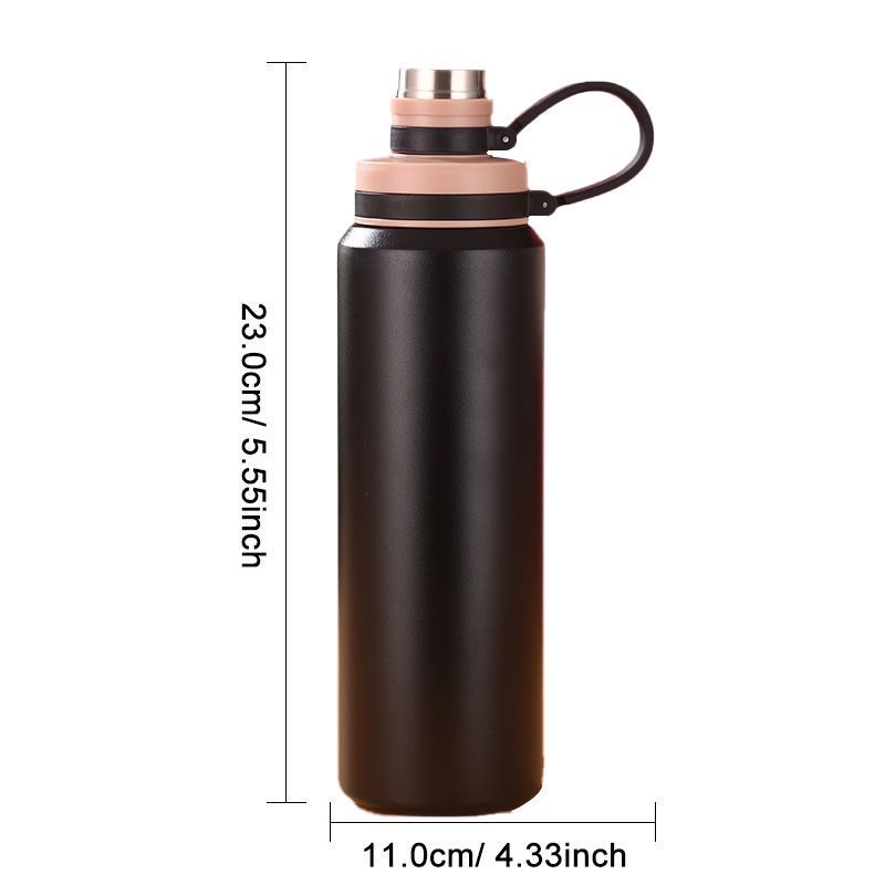 Sports Water Cup 304 Stainless Steel Outdoor Sports Portable Sling Cup