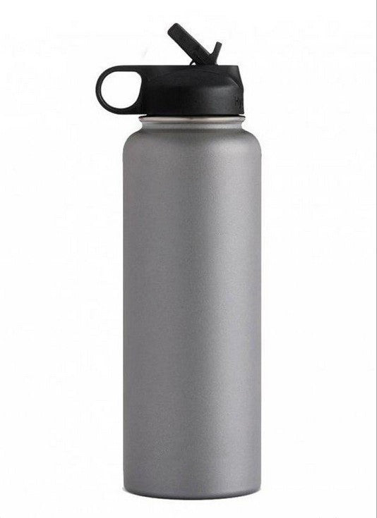 Stainless Steel Wide-mouth Outdoor Sports Vacuum Flask BargainsRule