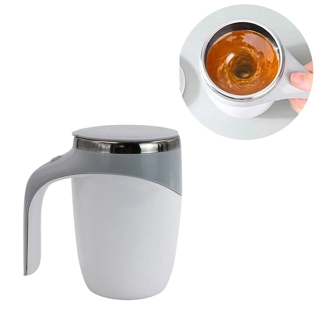 Thermal Mug With Lid 380ml Battery Mixer