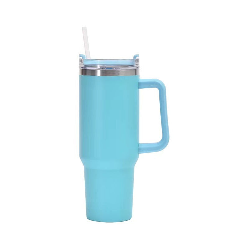 Stainless Steel Insulated Cup 40oz Straw Bingba BargainsRule