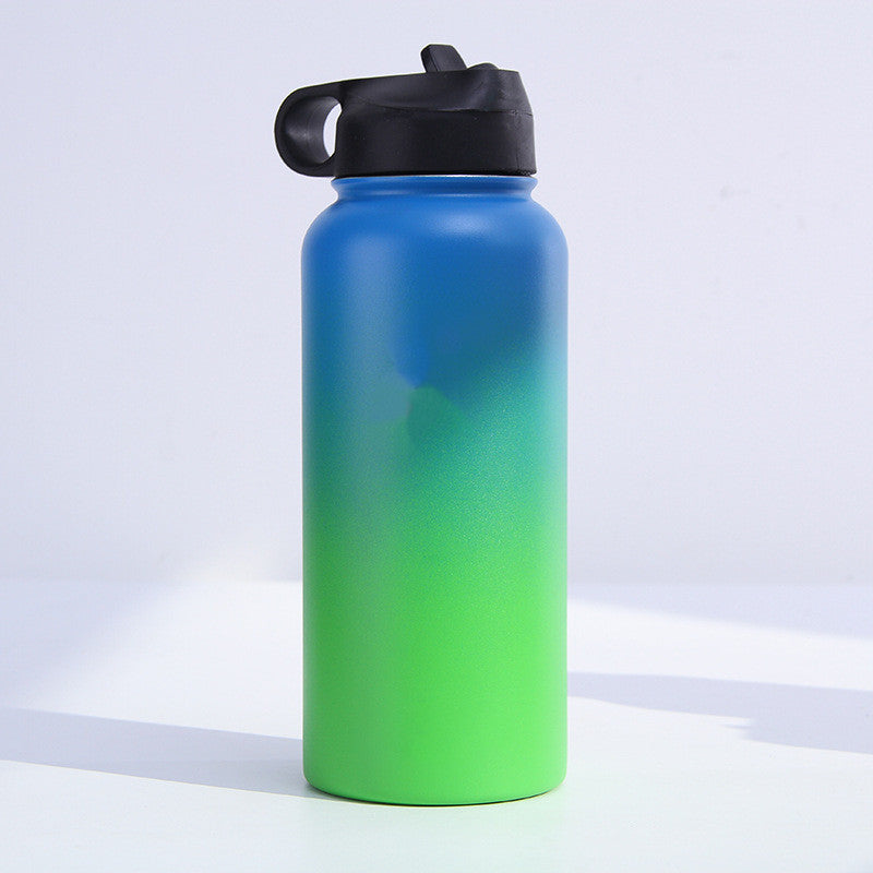 Stainless Steel Wide-mouth Outdoor Sports Vacuum Flask