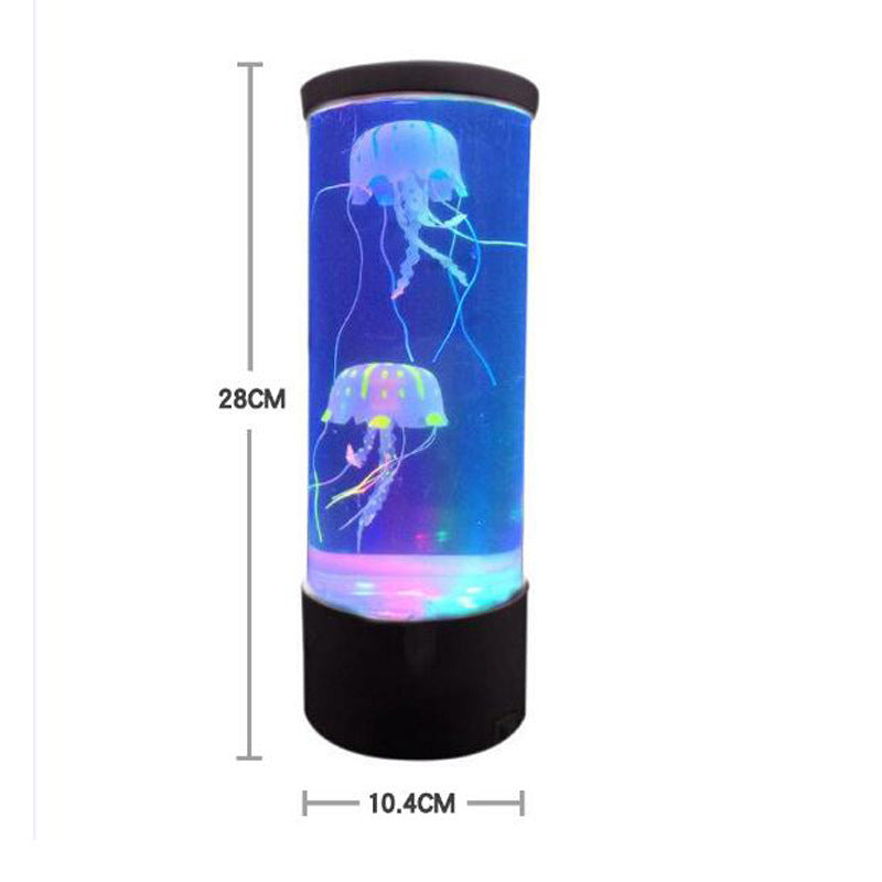 LED Jellyfish Aquarium Lamp Night Light USB Powered BargainsRule