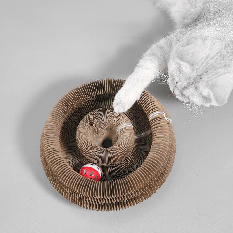 Cat Accordion Cat Toy Kitty Kurlz Cat Toy Ball Scratch Pad Magic Organ Cat Scratching Board Cat Scratcher