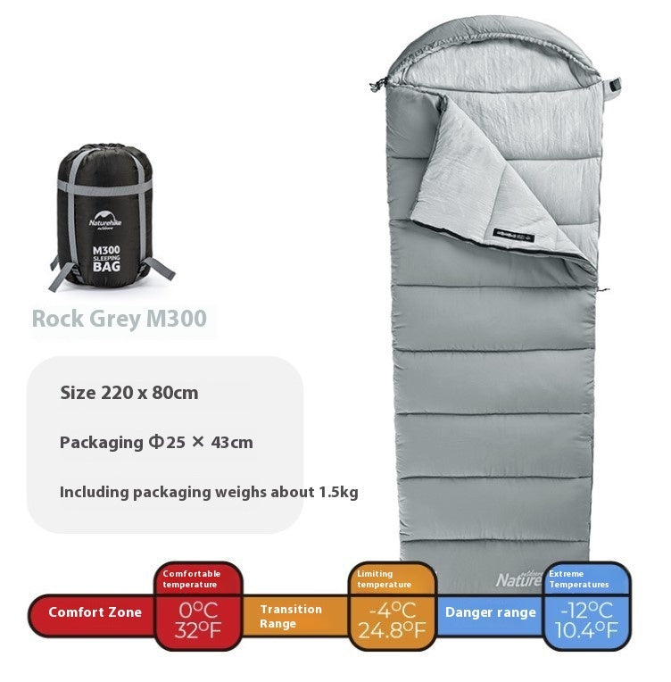 Washable And Spliced Double-person Tent Camping Portable Sleeping Bag