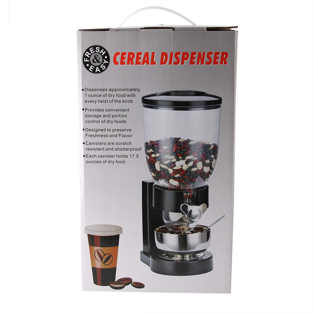 Single-head plastic food dispenser oatmeal cereal machine