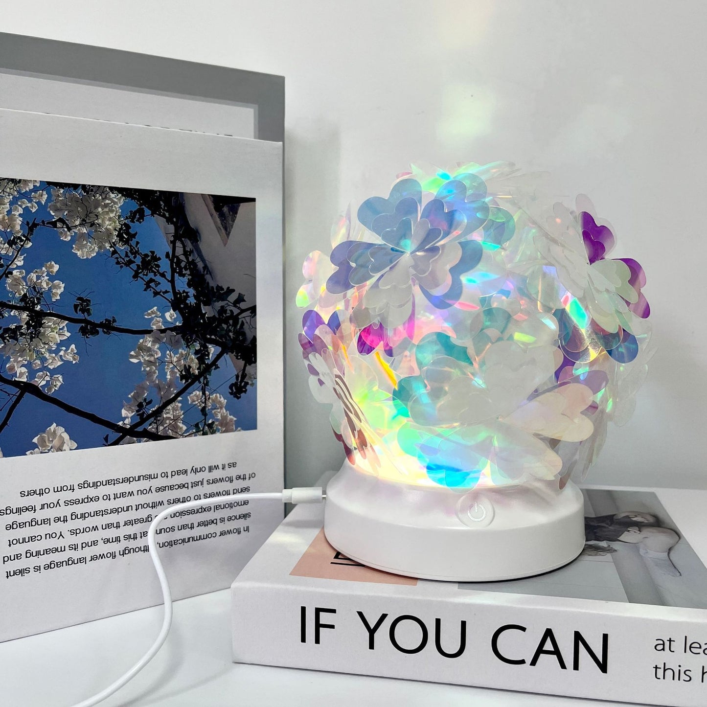 Bedroom Bedside Lamp Colorful Color Changing Northern Lights Small Night Lamp