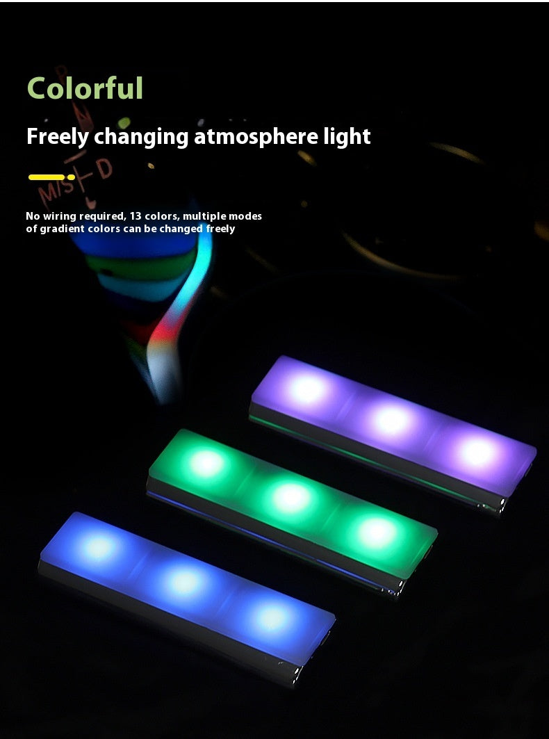 Car Atmosphere Light Car Interior Retrofitting Wireless Magnetic Led Atmosphere Light BargainsRule