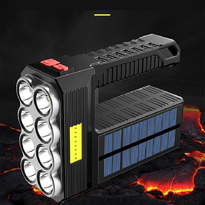 Solar Rechargeable Usb Flashlight Led BargainsRule