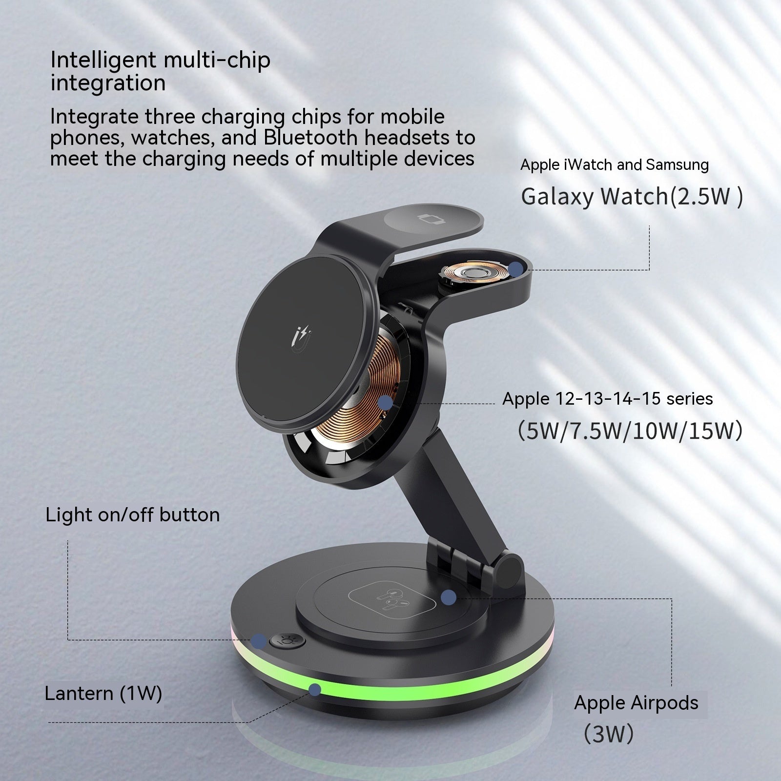 Magnetic Folding Wireless Charging Bracket BargainsRule