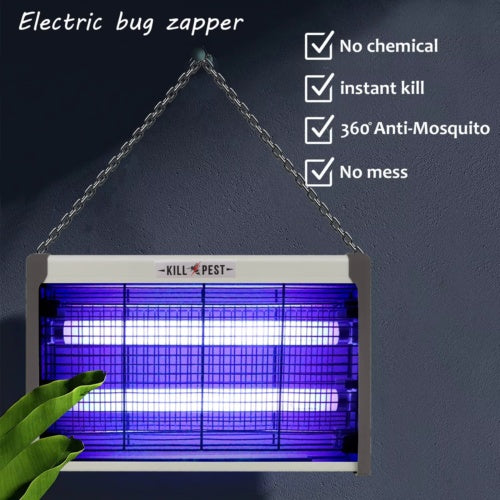 20W-40W ELECTRIC INSECT FLY KILLER BUG MOSQUITO ZAPPER UV INDOOR PEST CATCHER