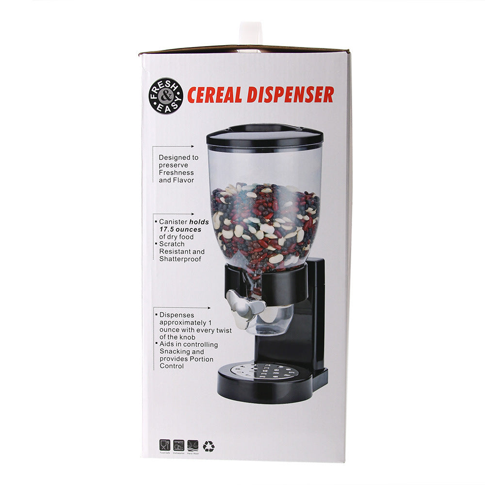 Single-head plastic food dispenser oatmeal cereal machine