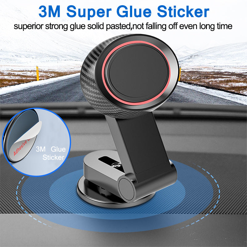 360 Degree Rotating Desktop Folding Magnetic Car Navigation Mobile Phone Holder Car Dashboard Support Frame Auto Accessories BargainsRule