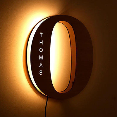 Personalized Custom Letter Lamp English Name Lamp