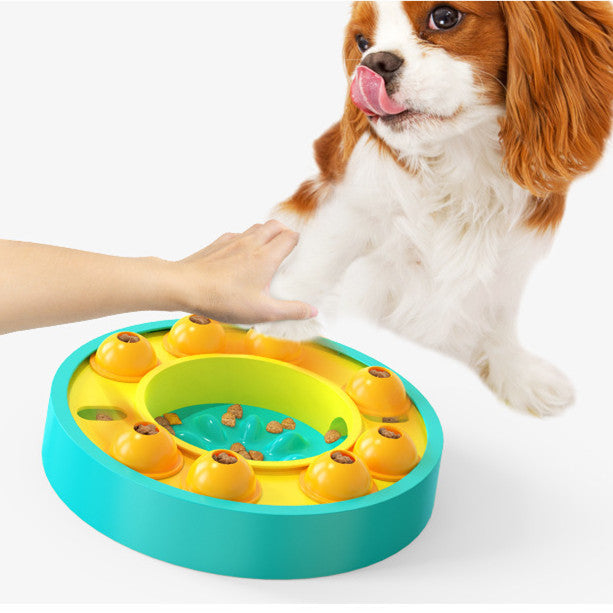 Dog Pets Puzzle Toys Slow Feeder Interactive Increase Puppy IQ Food Dispenser Slowly Eating NonSlip Bowl Pet Dogs Training Game BargainsRule