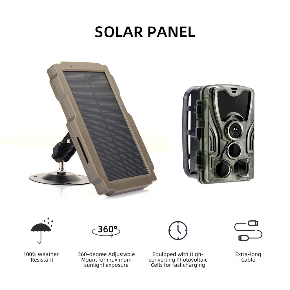 Infrared Tracking Camera For Large Solar Panels, Built-in 2500 MAh Lithium Battery BargainsRule