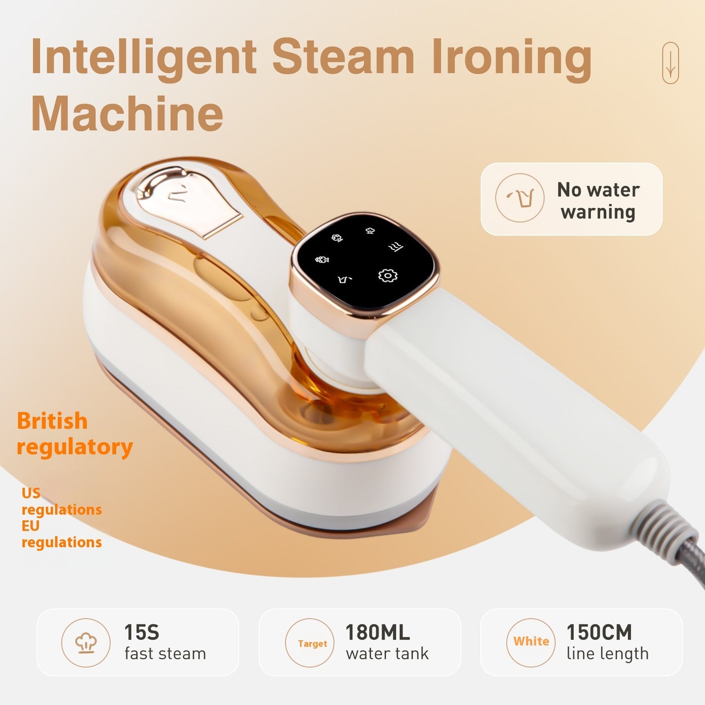 LCD LED Handheld Garment Steamer Steam Ironing Iron