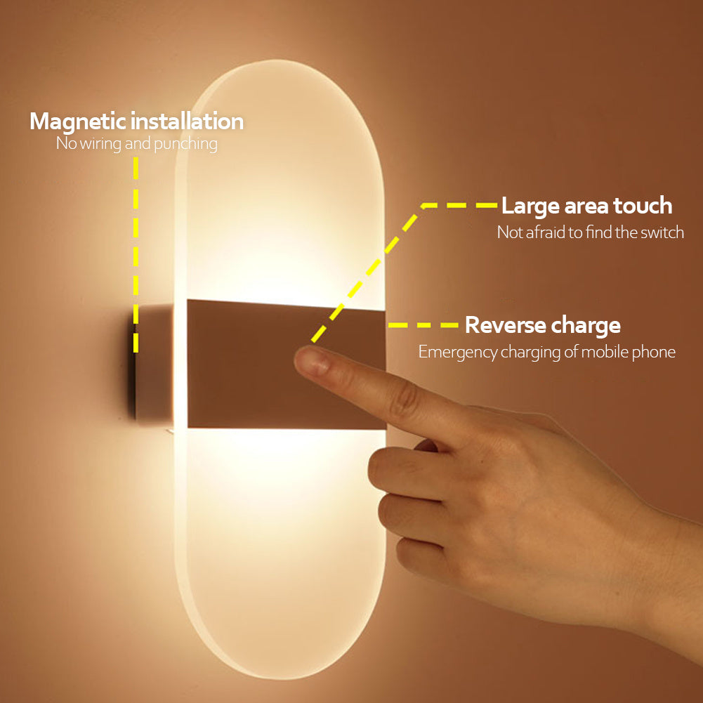 Indoor Sensing USB Charging Wall Lamp BargainsRule