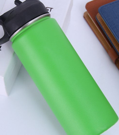 Stainless Steel Wide-mouth Outdoor Sports Vacuum Flask BargainsRule